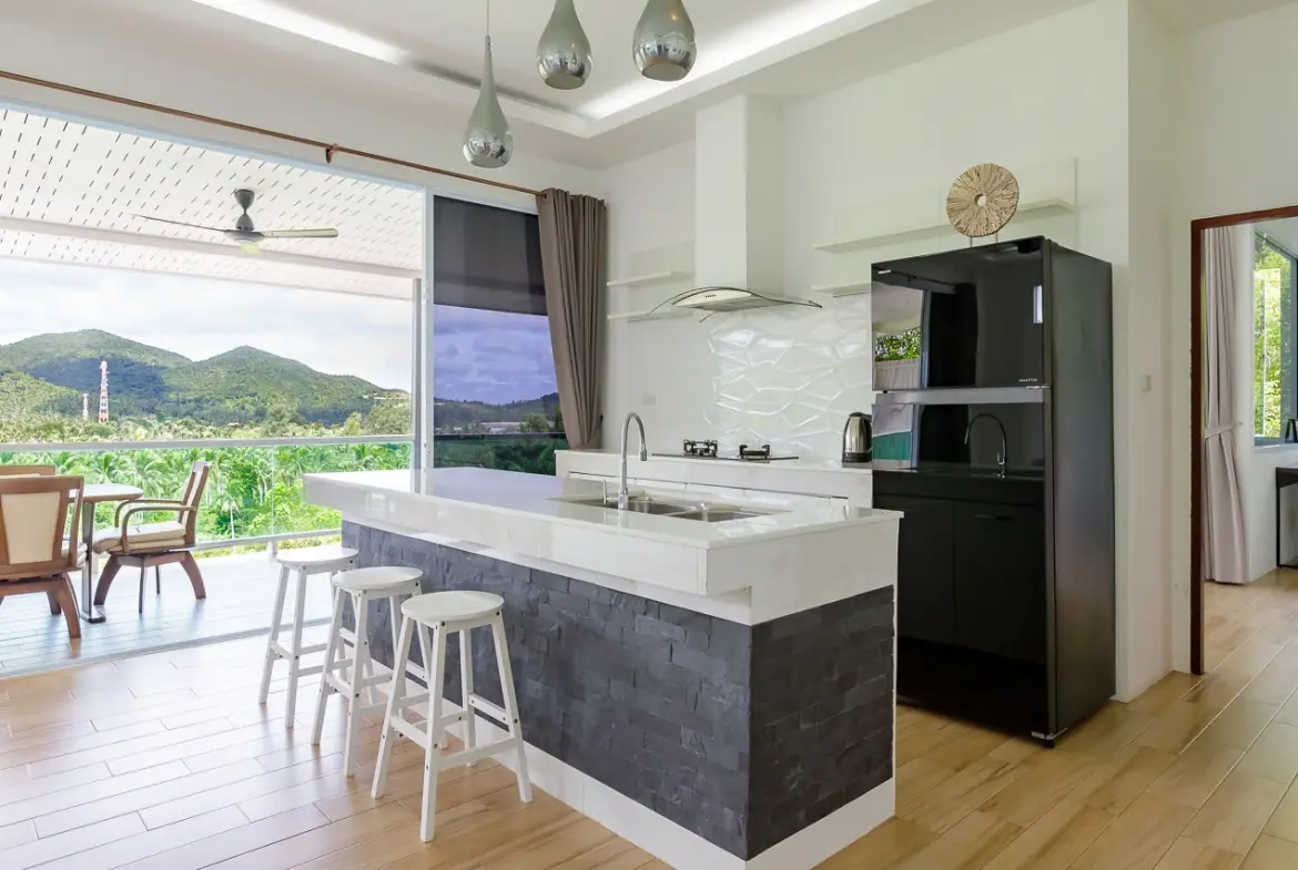 Chaloklum bay view villa Kitchen