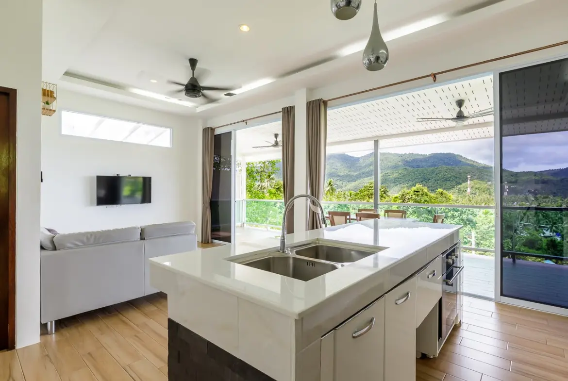 Chaloklum bay view villa Kitchen