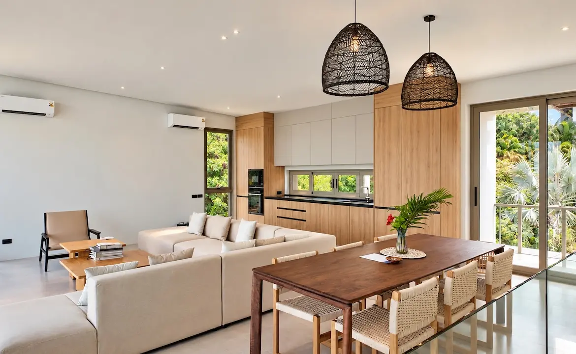 Choeng Mon Modern Villa Living Area