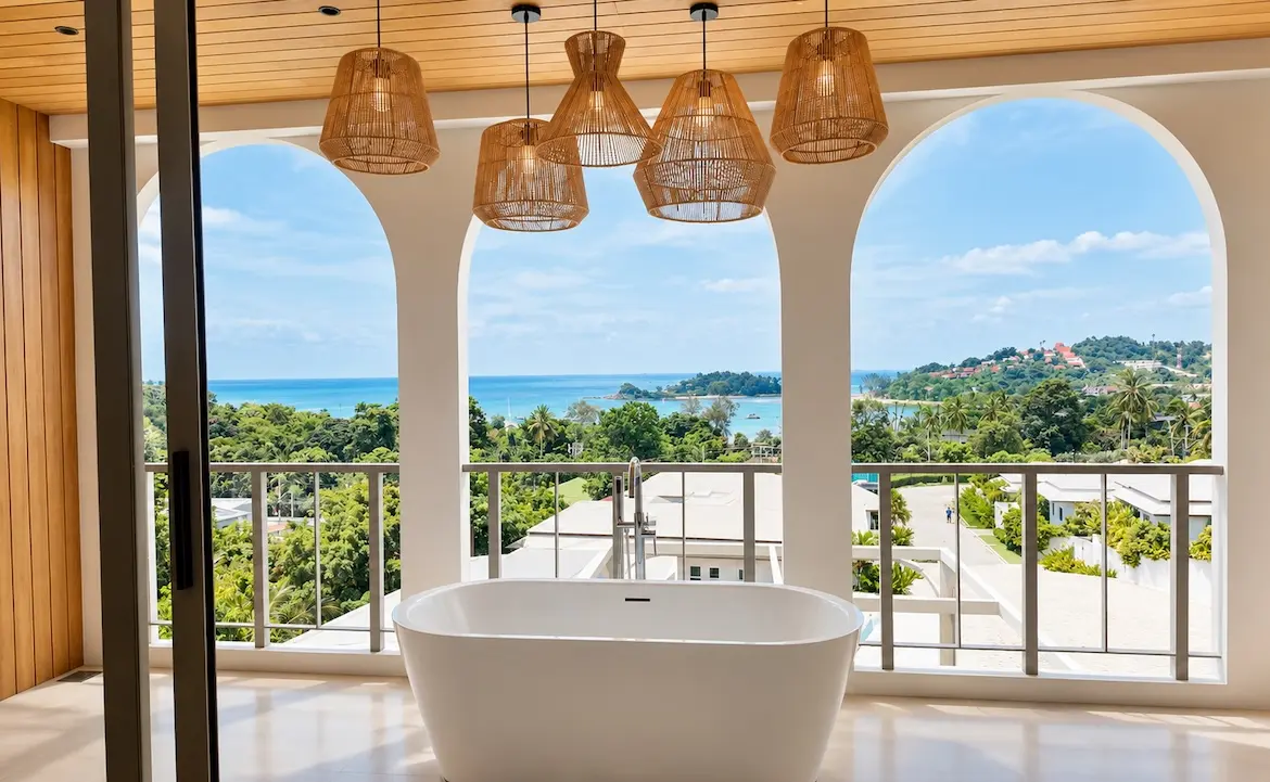 Choeng Mon Modern Villa Bath