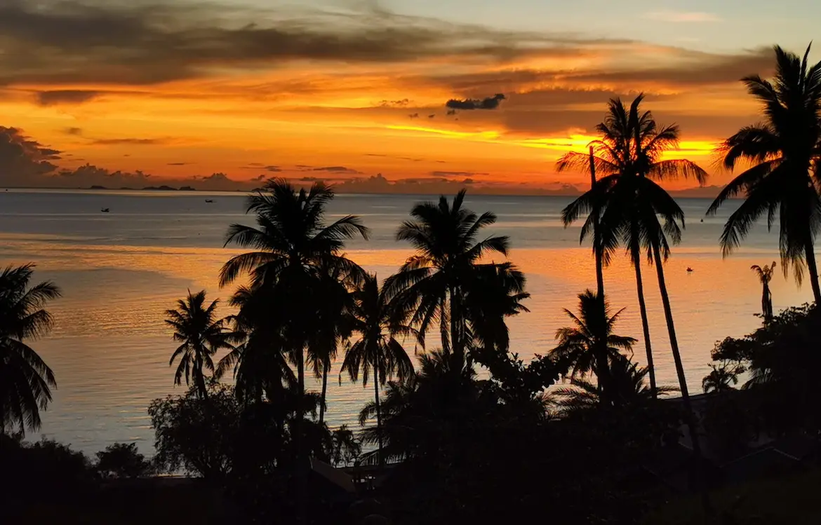 Koh Phangan Beachside Villa Sunset