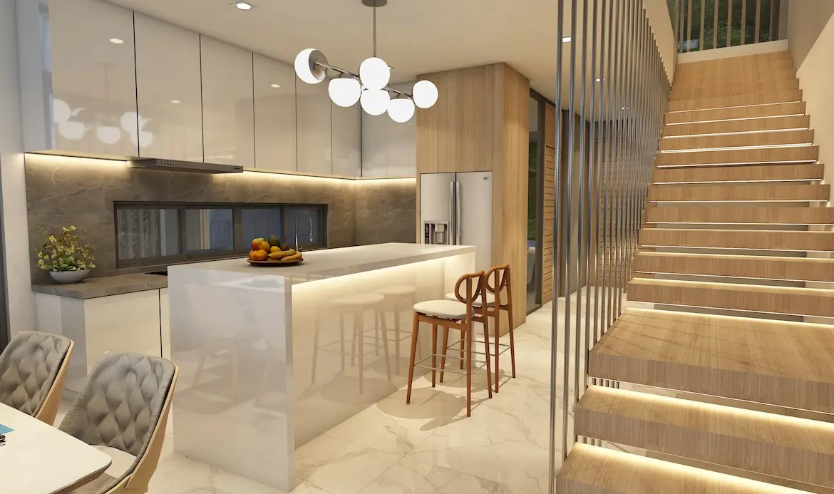 Koh Samui 5-Bedroom Sea View Villas Stairs