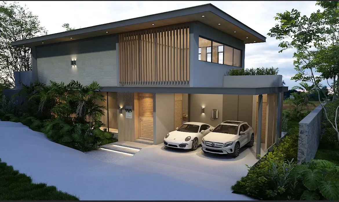 Koh Samui 5-Bedroom Sea View Villas Parking