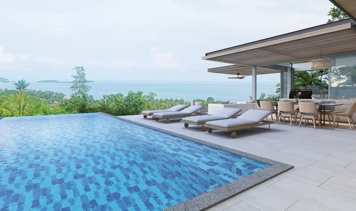 Koh Samui 5-Bedroom Sea View Villas Pool