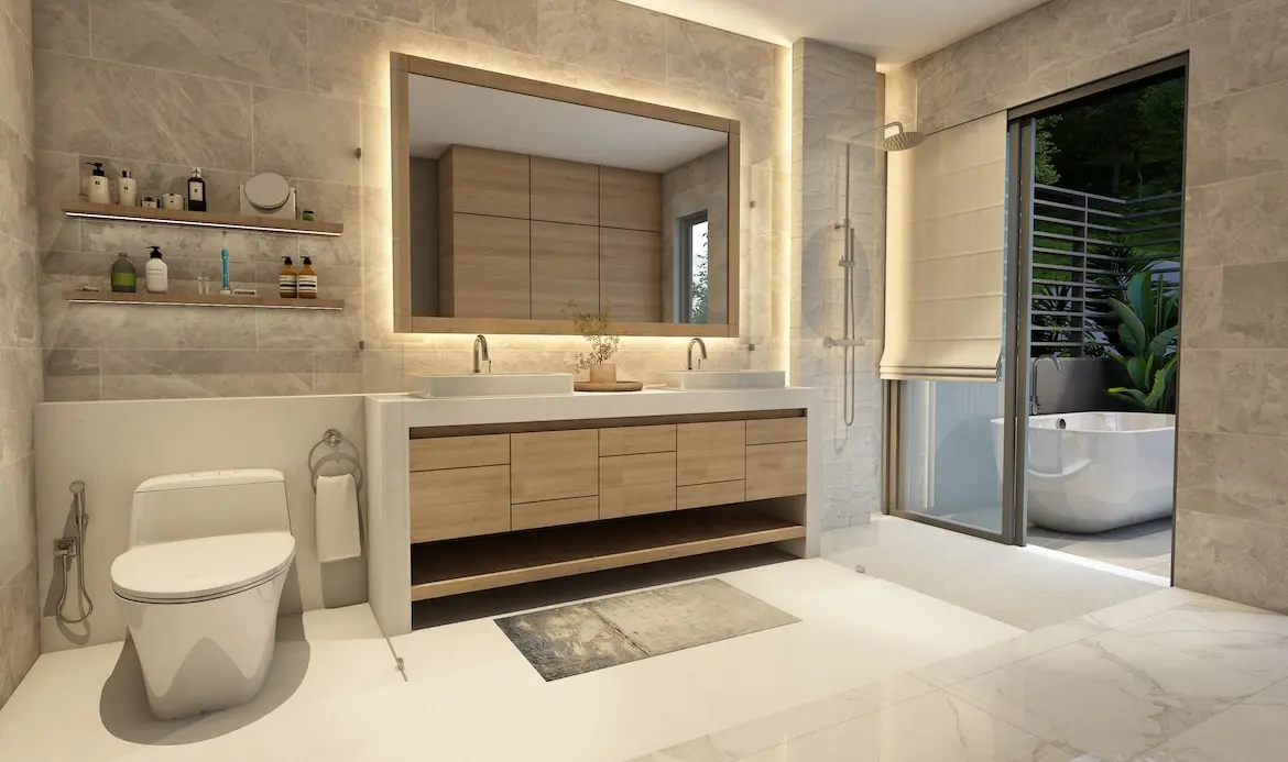 Koh Samui 5-Bedroom Sea View Villas Bathroom