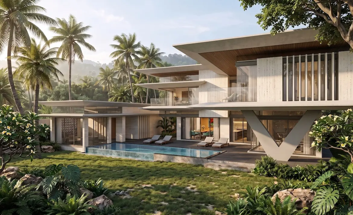 Koh Samui Four-Bedroom Villas Exterior