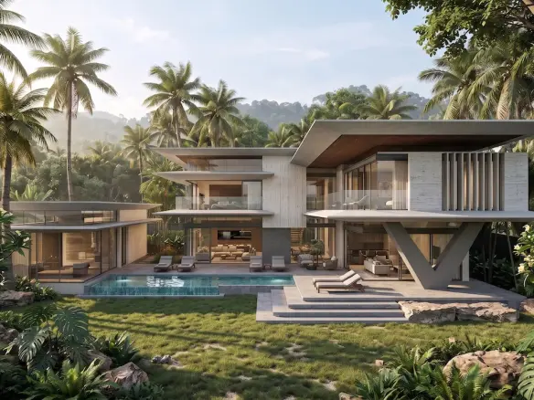 Koh Samui Four-Bedroom Villas Exterior