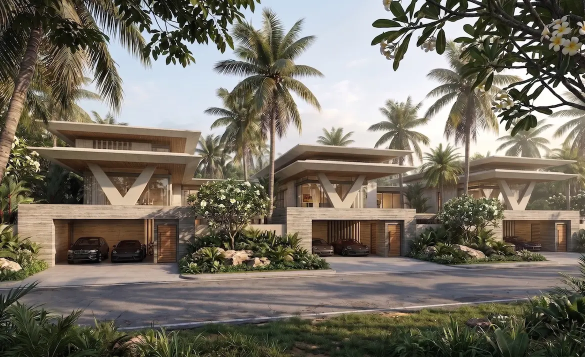 Koh Samui Four-Bedroom Villas Parking