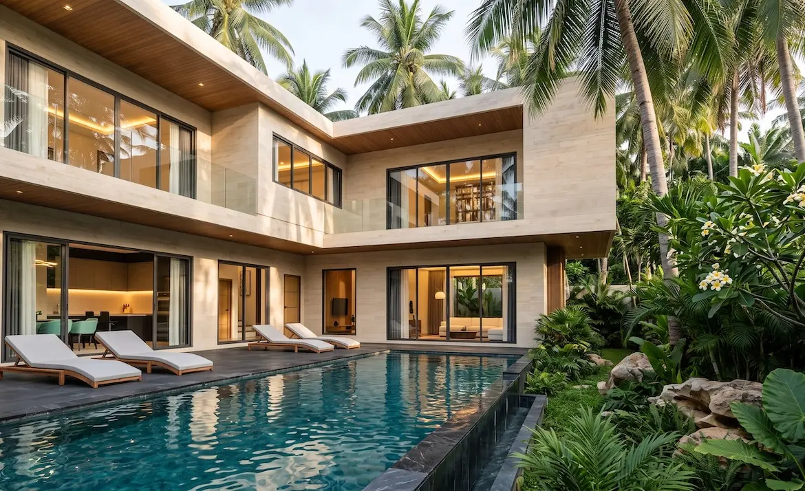 Koh Samui Three-Bedroom Villas Swimming Pool