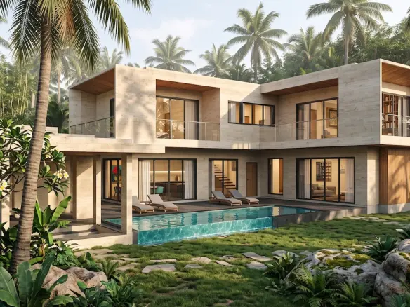 Koh Samui Three-Bedroom Villas Exterior