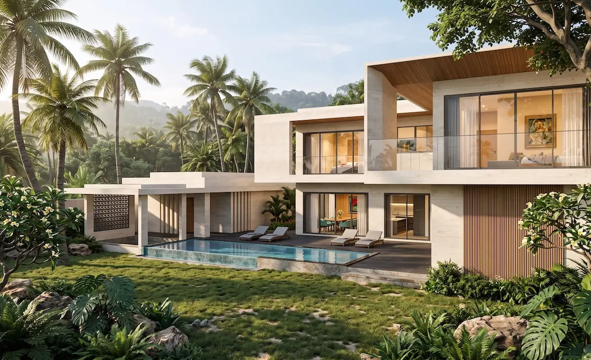 Koh Samui Three-Bedroom Villas Exterior