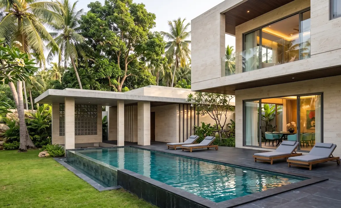 Koh Samui Three-Bedroom Villas Swimming Pool