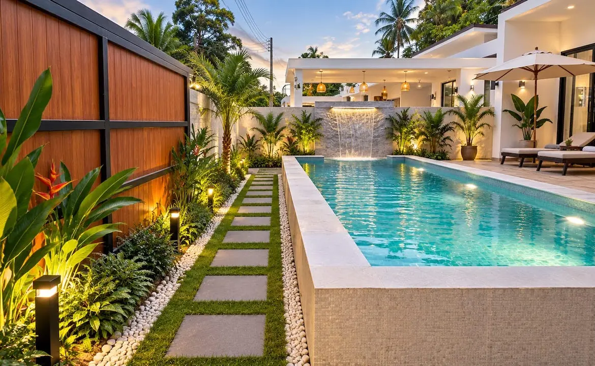 Modern 2 Bedroom Maenam Villa Swimming Pool