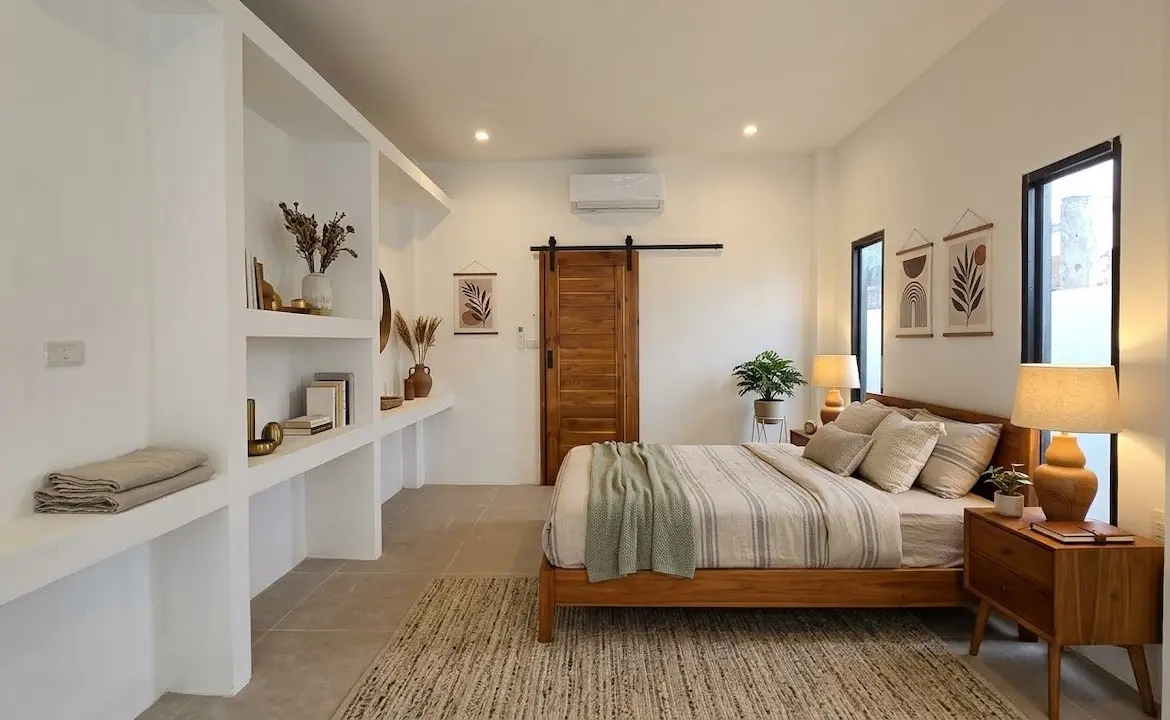 Modern 2 Bedroom Maenam Villa Bedroom