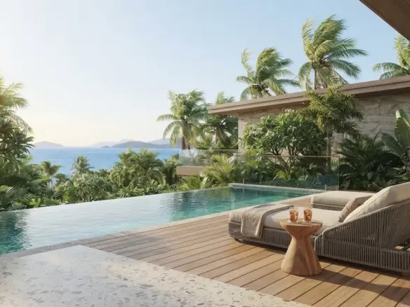 Modern Tropical Villa Terrace