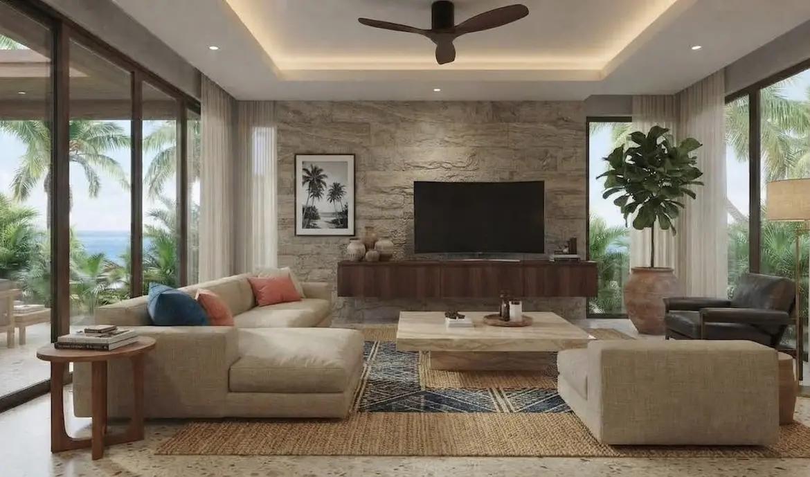 Modern Tropical Villa Lounge