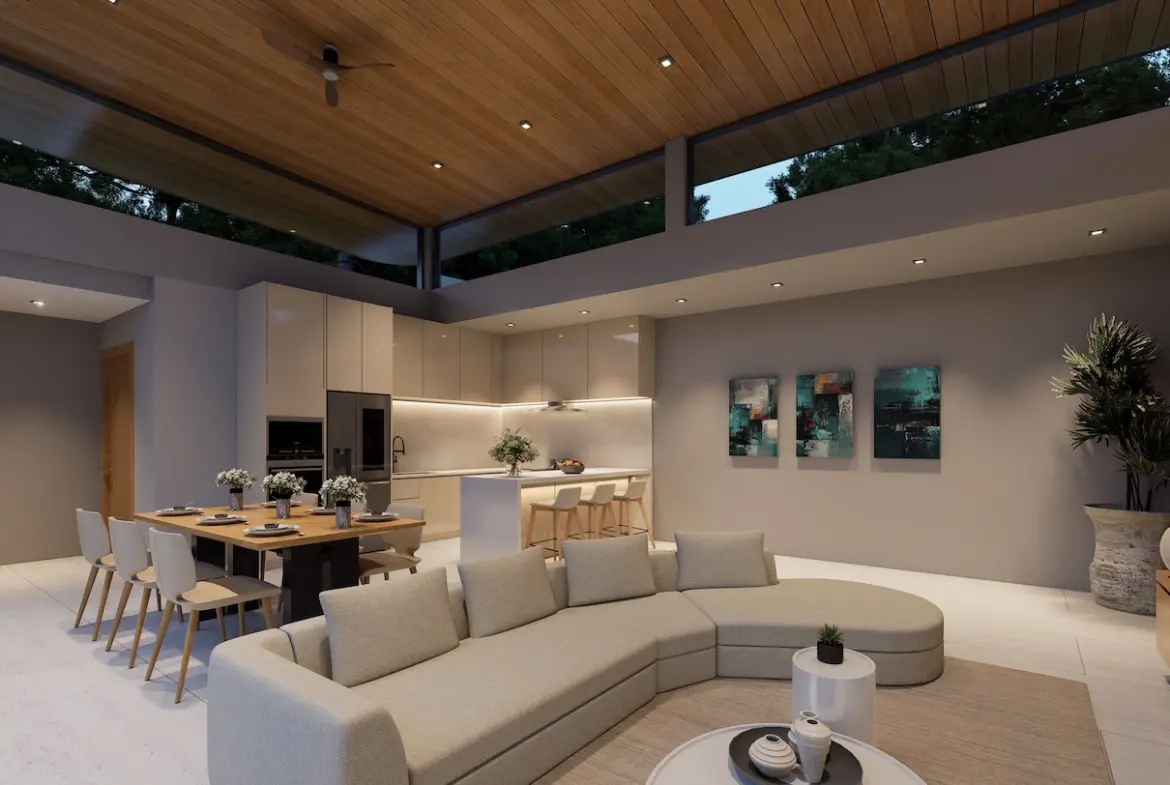 OVO 3-Bedroom Villas Living Area