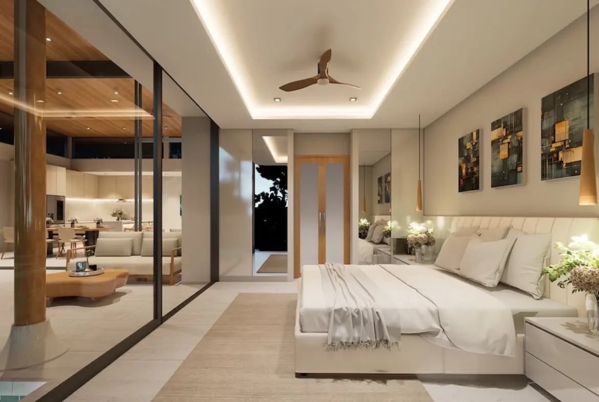 OVO Sea View Villas Samui Bedroom