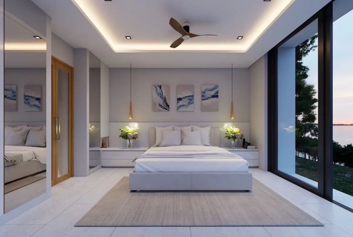 OVO Sea View Villas Samui Bedroom