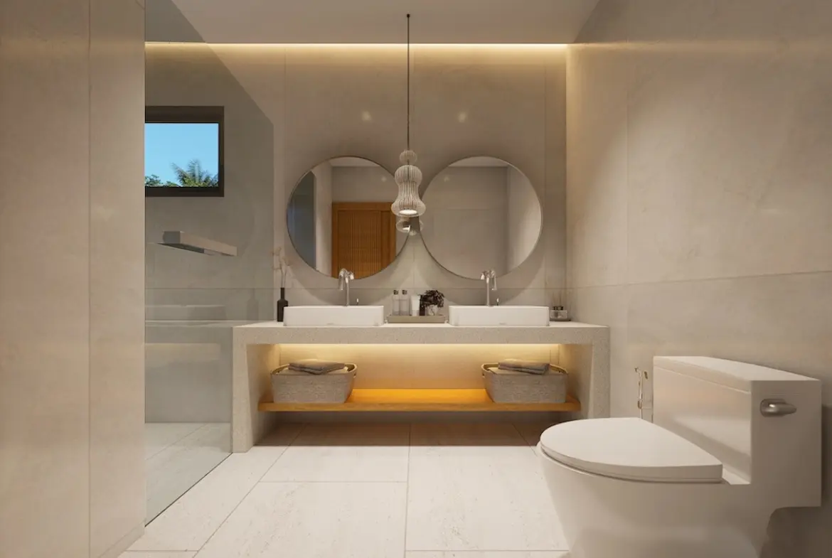 OVO Sea View Villas Samui Bathroom