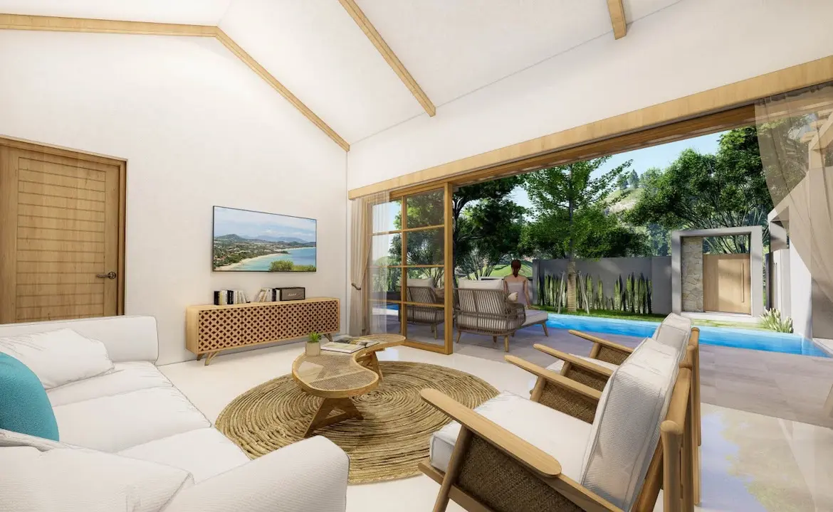Olivia Villas Samui living Area