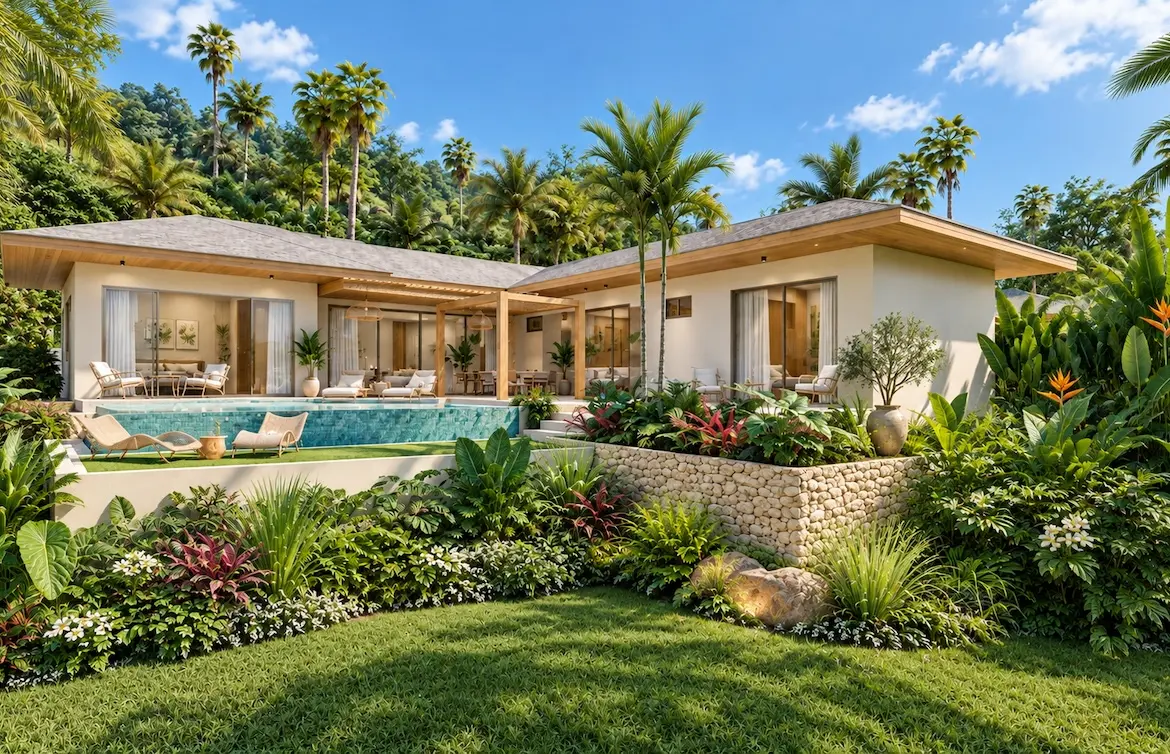 Palm Sea View Villas Exterior