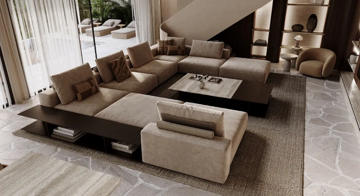 Plai Laem Luxury Residence living area