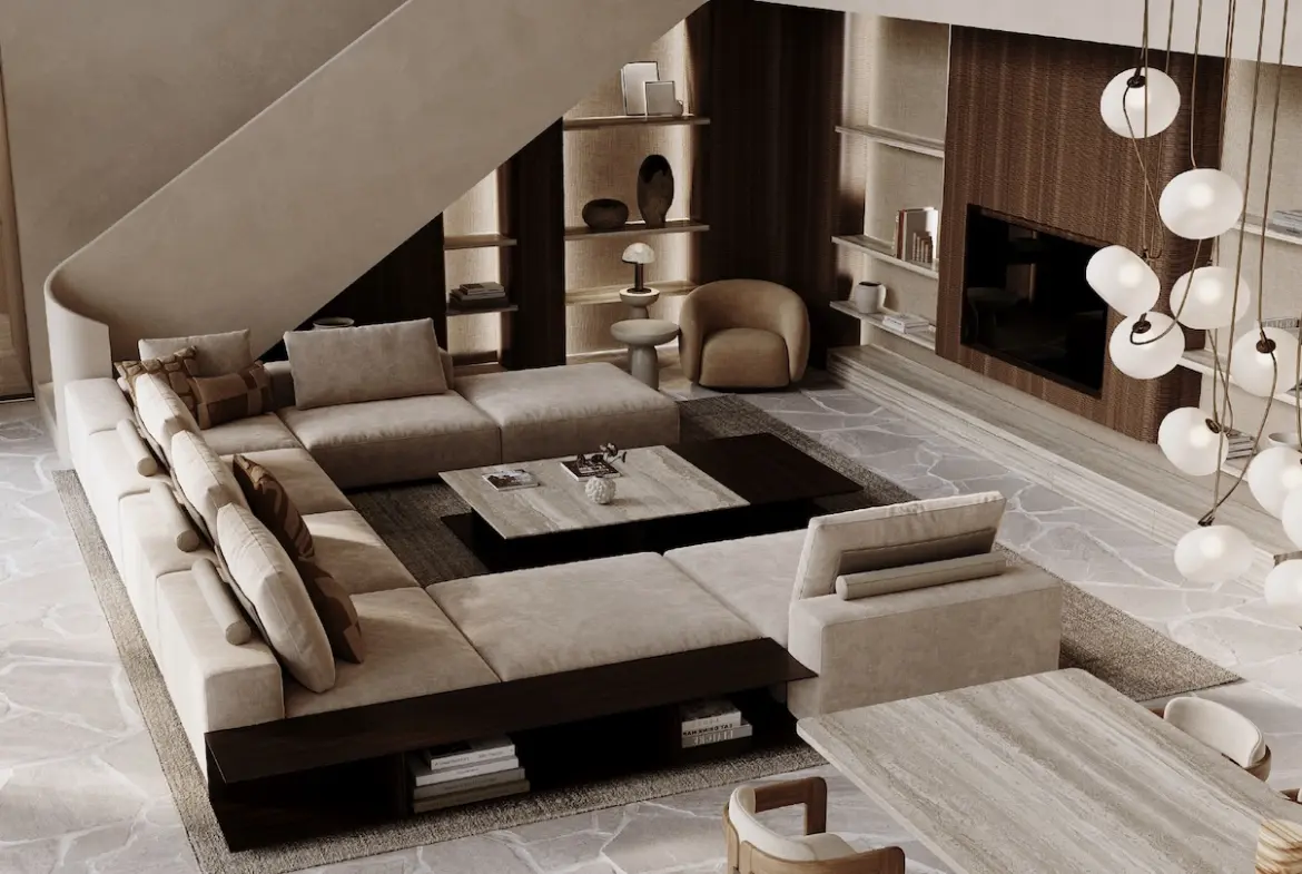 Plai Laem Luxury Residence lounge