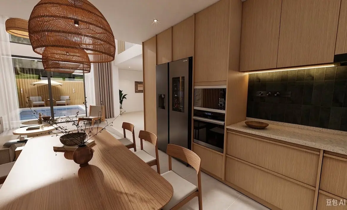 Plai Laem Pool Villas Kitchen