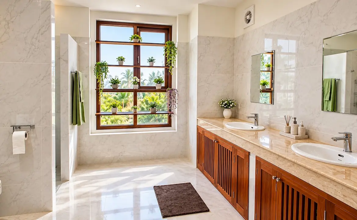 Tongson Bay Villa Bathroom