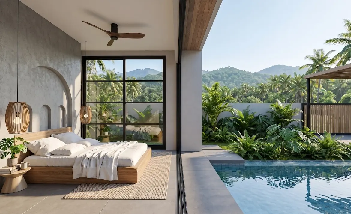 Wana Thara Residence Three-Bedroom Villas Bedroom