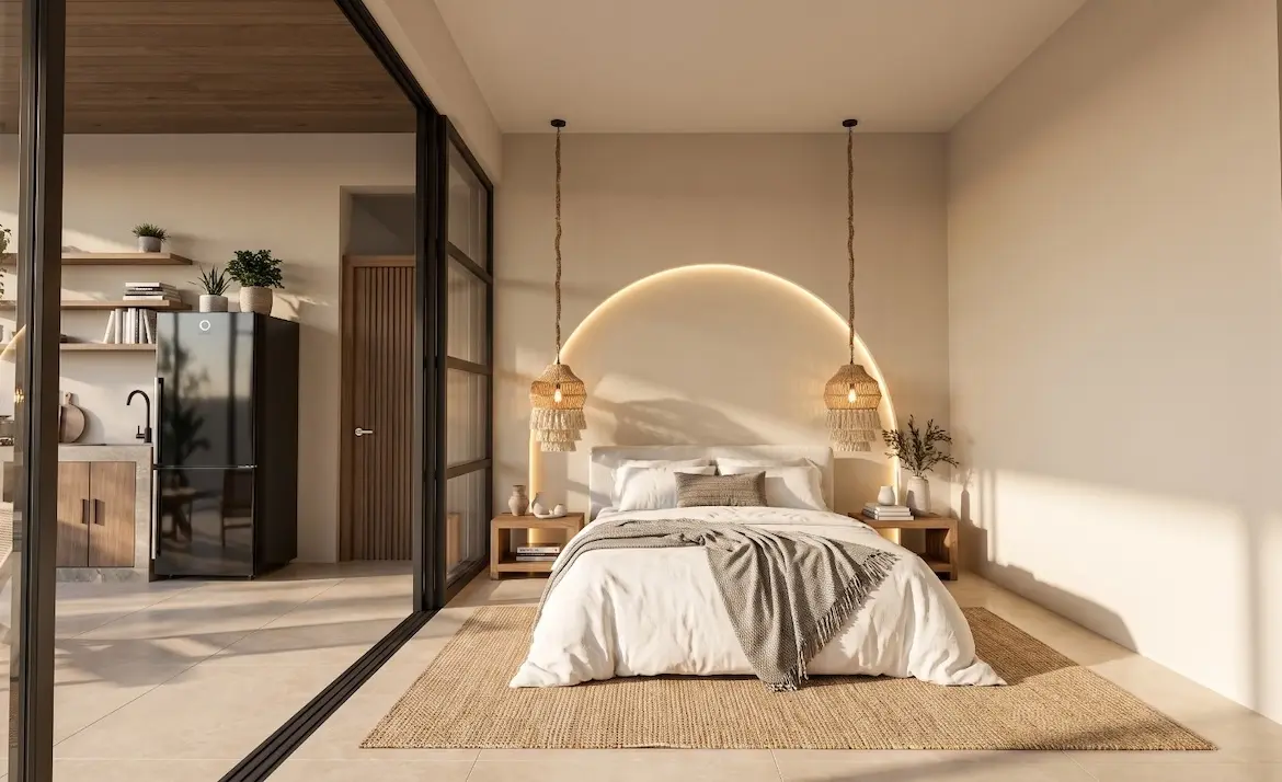 Wana Thara Residence Three-Bedroom Villas Bedroom