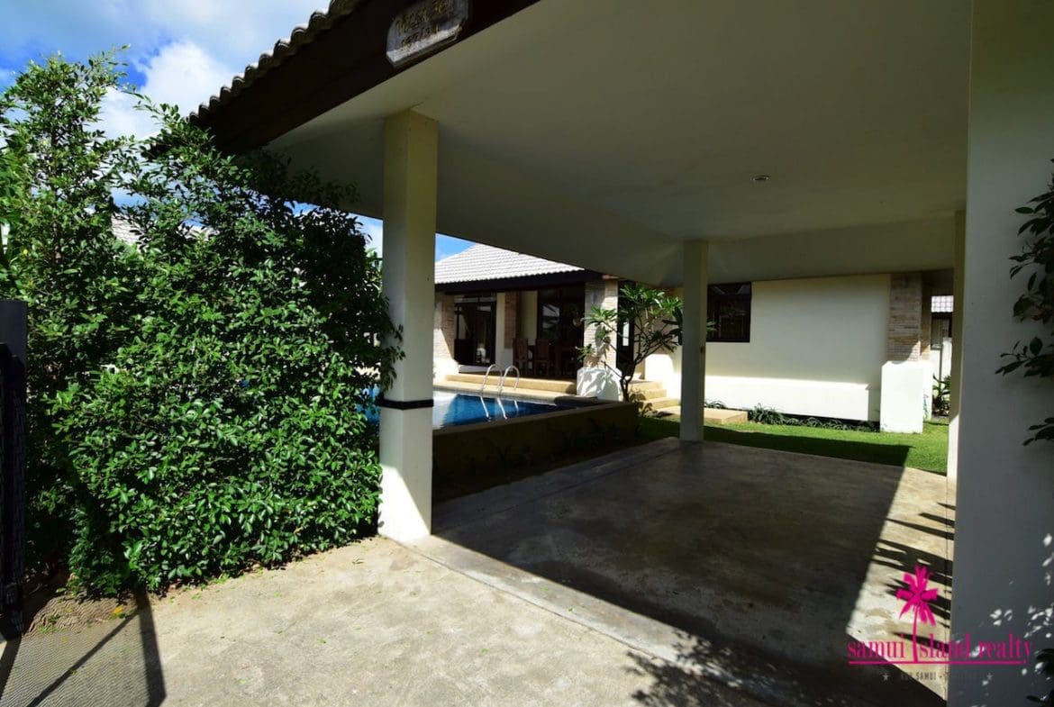 Bophut Private Pool Villa For Sale Koh Samui Entrance