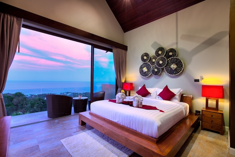 Chaweng Sea View Villa Master Bedroom