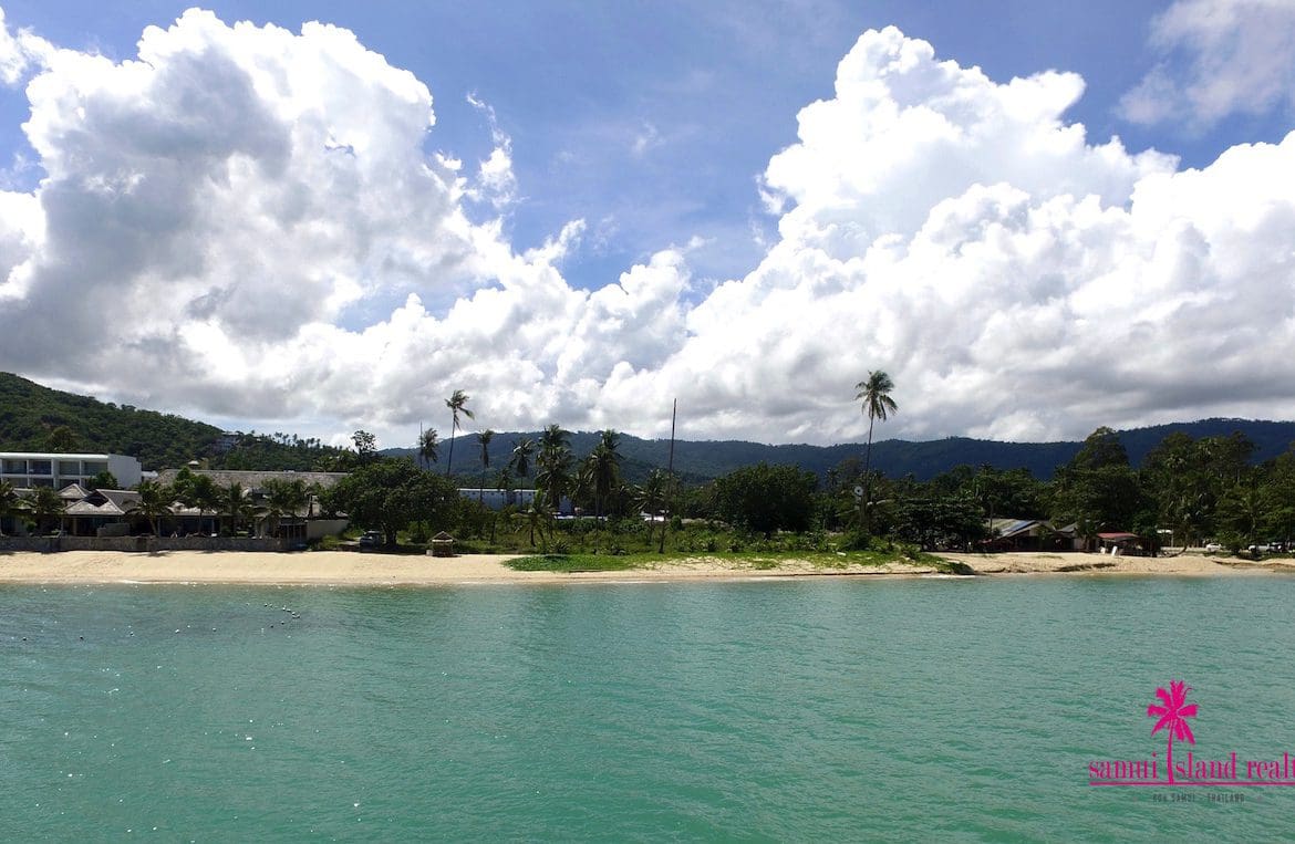 Koh Samui Beachfront Land For Sale Maenam View From The Sea
