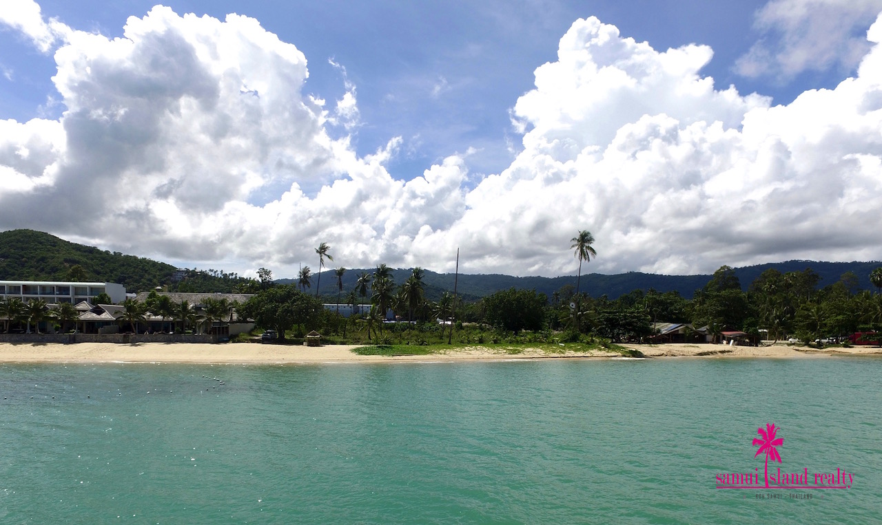 Koh Samui Beachfront Land For Sale Maenam View From The Sea