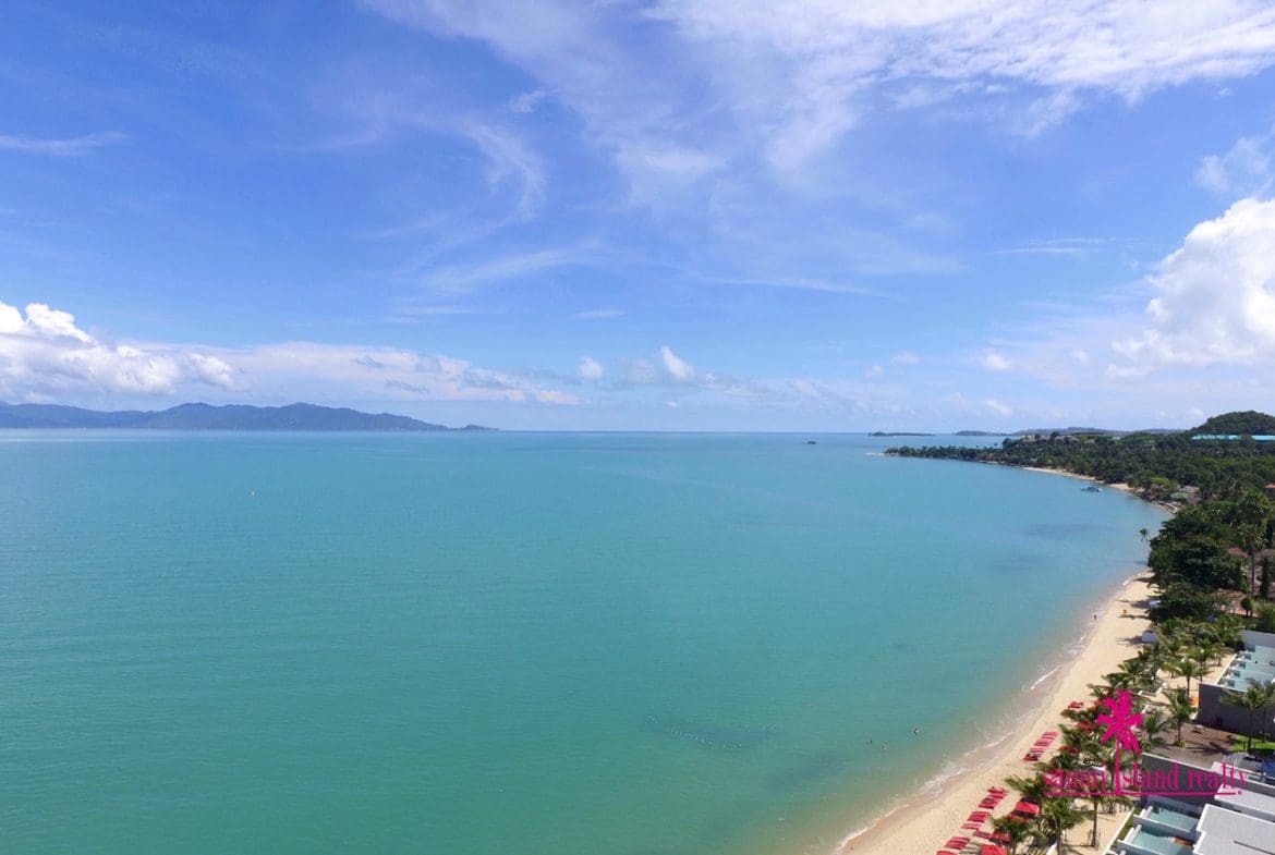 Koh Samui Beachfront Land For Sale Maenam View To Bophut