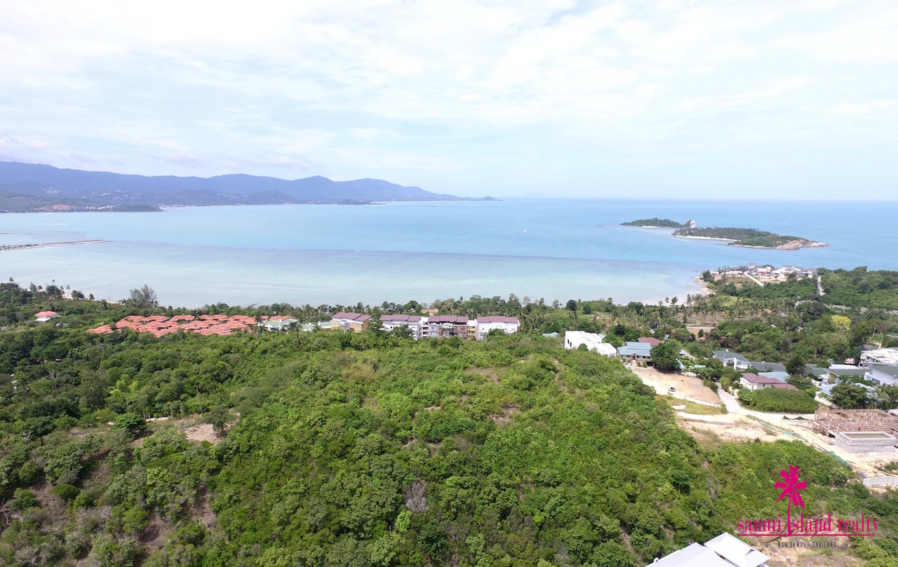 Panoramic Sea View Land For Sale Koh Samui View To Plai Laem Bay