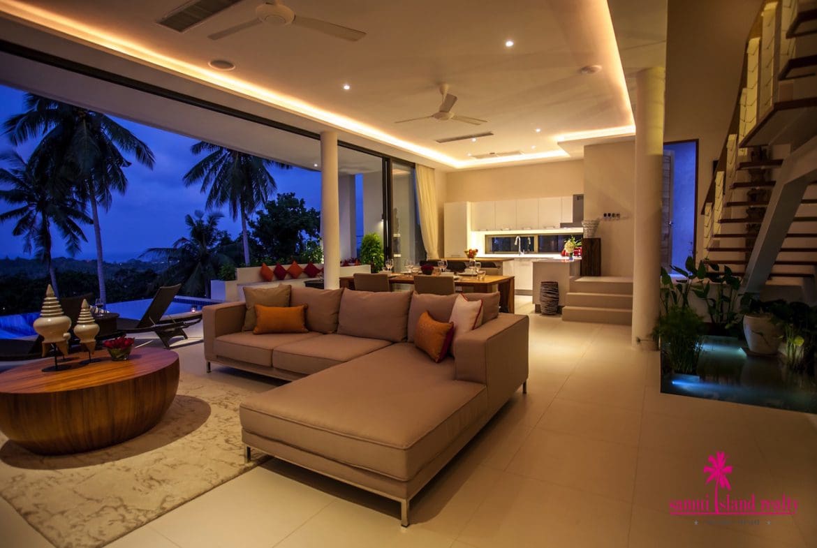 The Ridge Luxury Villas Koh Samui Living Area