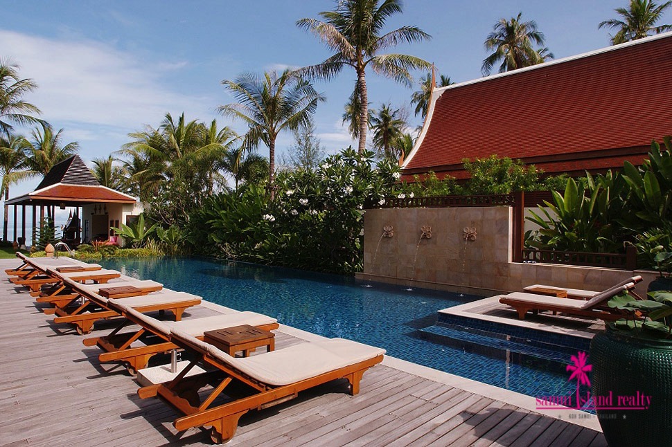 Baan Rattana Thep Beachfront Villa Samui Swimming Pool