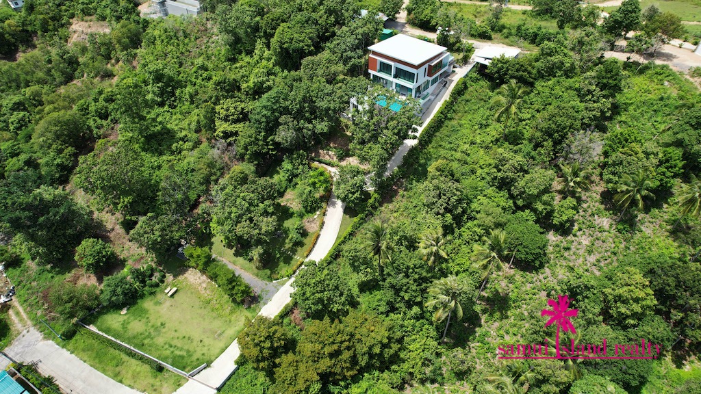 Bang Rak Sea View Villa Aerial Image