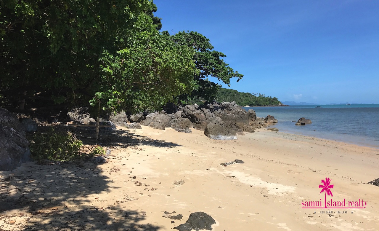 Beachfront Development Land For Sale At Koh Samui Sandy Beach