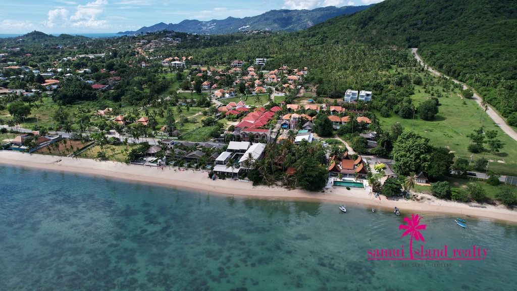 Beachfront Land For Sale In Ko Samui Aerial Image