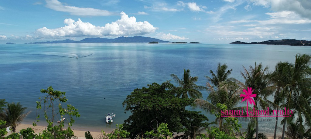 Beachfront Land For Sale In Ko Samui View To Phangan