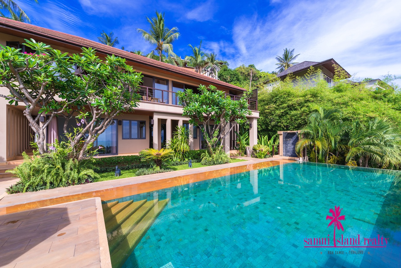 Bophut 4 Bedroom Sea View Villa For Sale Exterior
