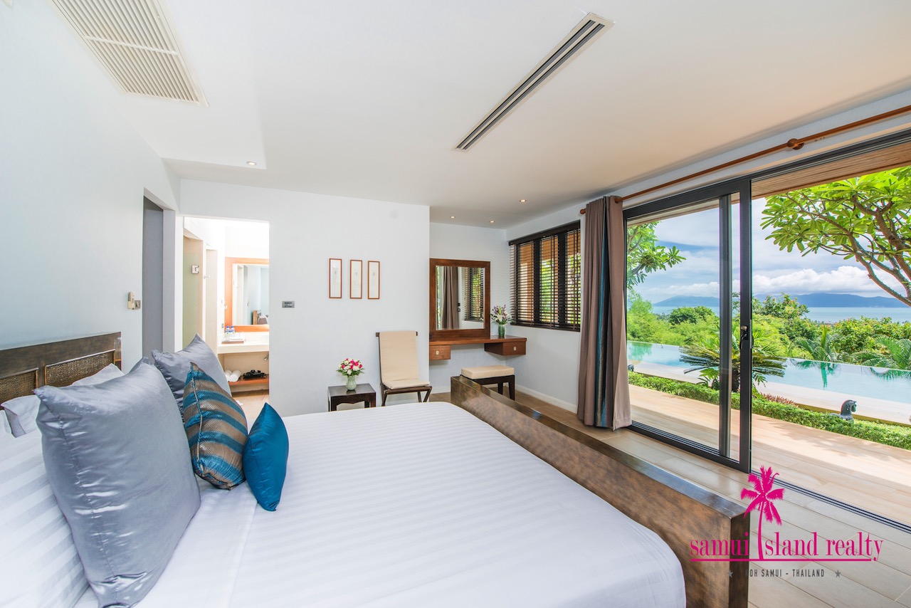 Bophut 4 Bedroom Sea View Villa For Sale Guest Bedroom