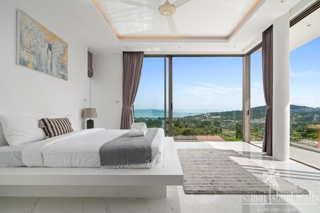 Bophut Contemporary Sea View Villa Bedroom 2