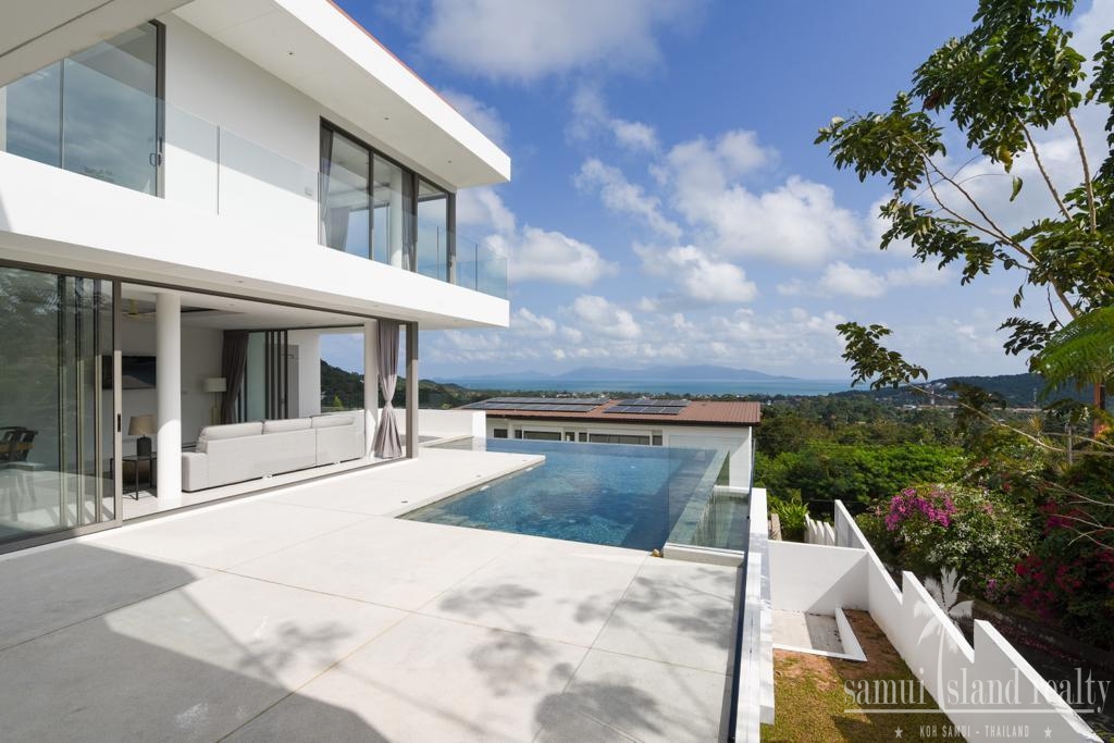 Bophut Contemporary Sea View Villa Terrace
