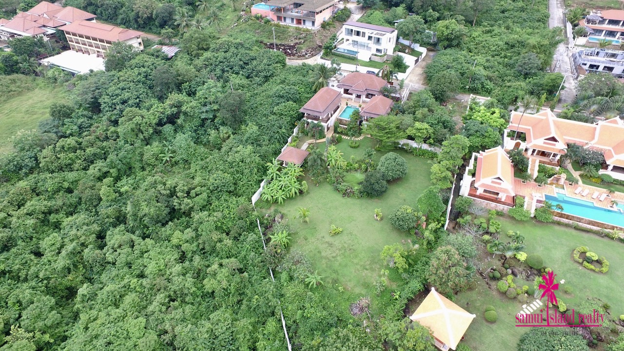 Bophut Hills Villa Ko Samui Aerial Image