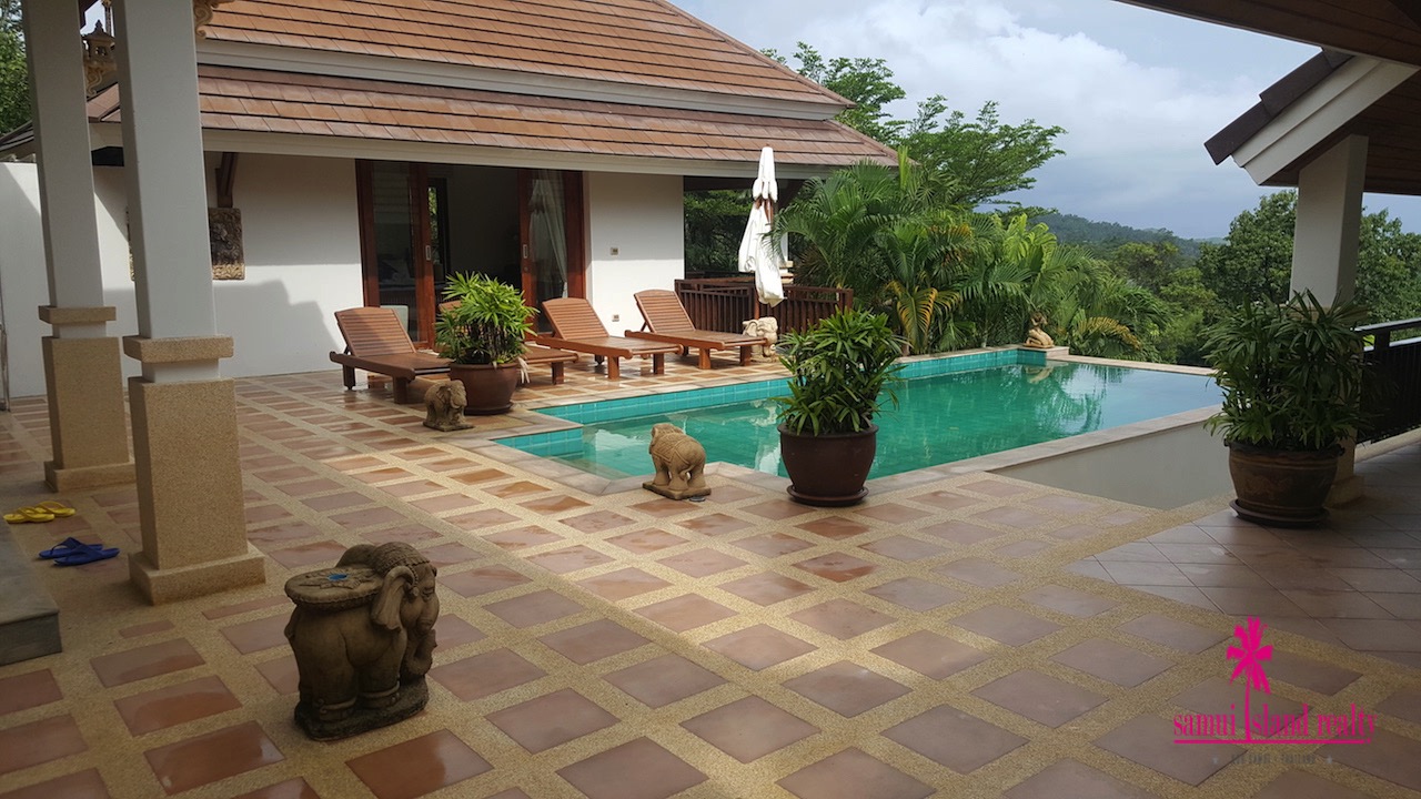 Bophut Hills Villa Ko Samui Pool Terrace